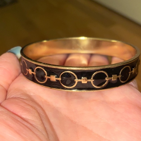 ✅Two equestrian themed bangles in enamel  finishes: purple & black 🖤💜 - Picture 4 of 4